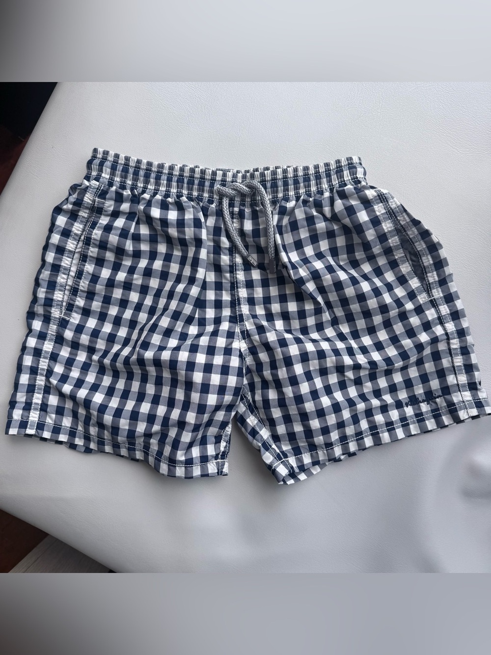 Vilebrequin Swimwear Vilebrequin 5T (no tag size) blue and white checkered - Picture 2 of 5